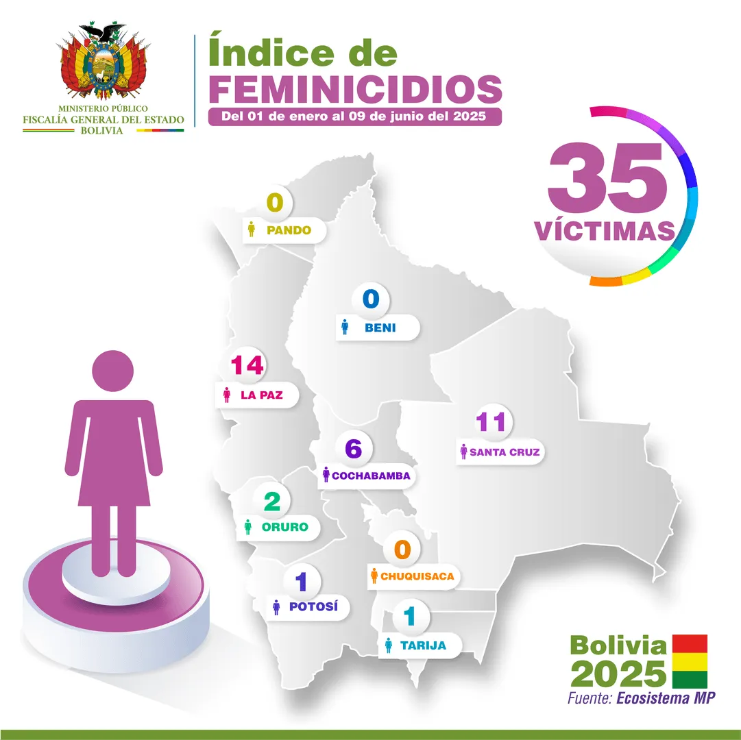 Feminicidios Reporte 09-06-2025