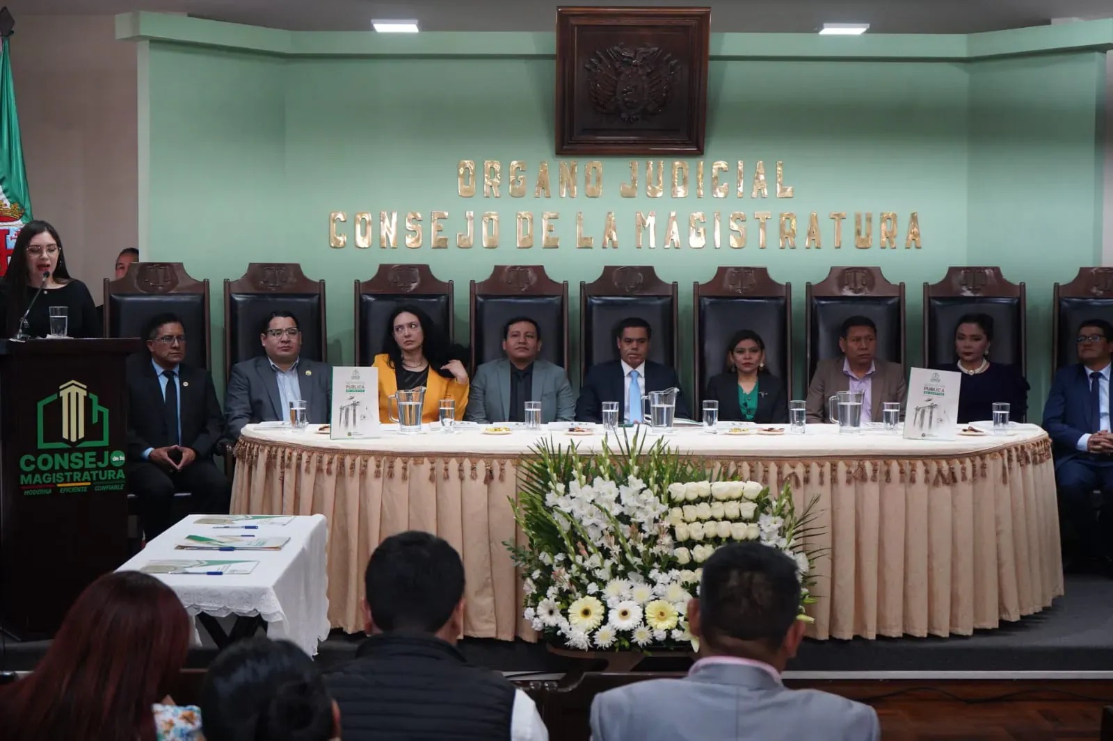 FISCAL GENERAL PARTICIPA EN LA RENDICIÓN PÚBLICA DE CUENTAS FINAL GESTIÓN 2025 DEL CONSEJO DE LA MAGISTRATURA